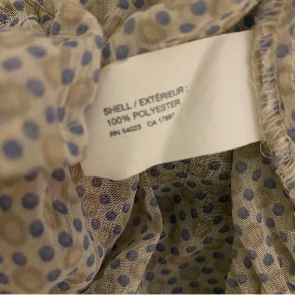 GAP Chic Tie-Front Blouse XS EUC - Picture 5 of 5